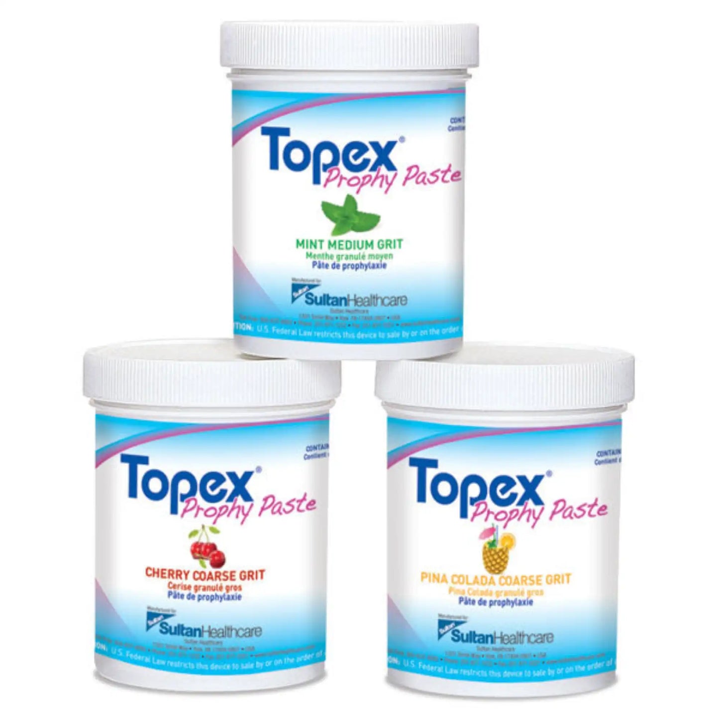 Sultan - Topex Prophy Paste Jar Coarse Mint 12 oz