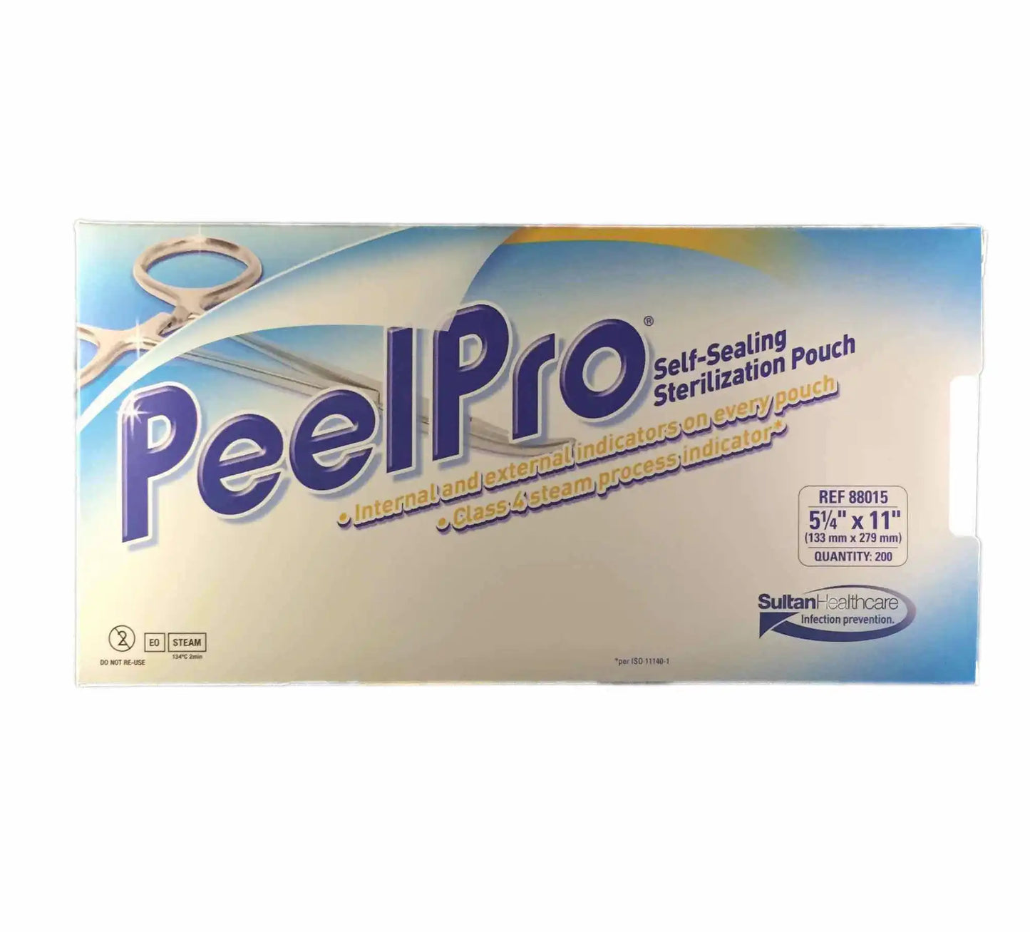Sultan - PeelPro Sterilization Pouches 200/Box 5.25"x11"