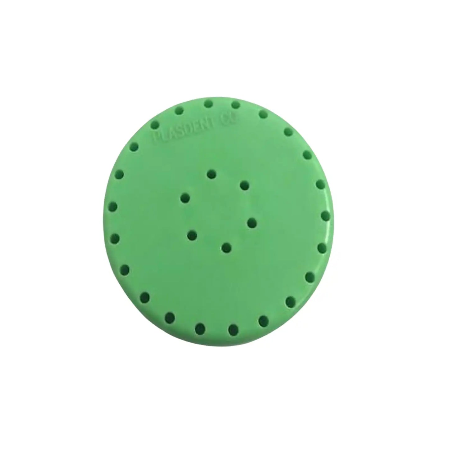 Magnetic Bur Block 28-Hole Large Round Green