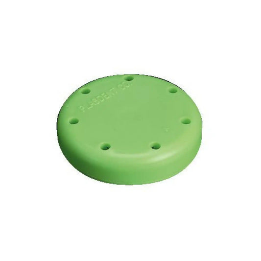 Plasdent - Silicone Magnetic Bur Block 7-Hole Small Round Green