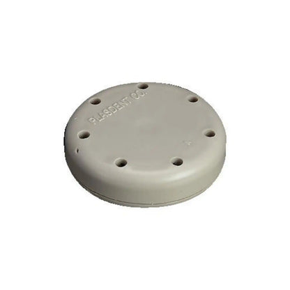 Plasdent - Silicone Magnetic Bur Block 7-Hole Small Round Gray