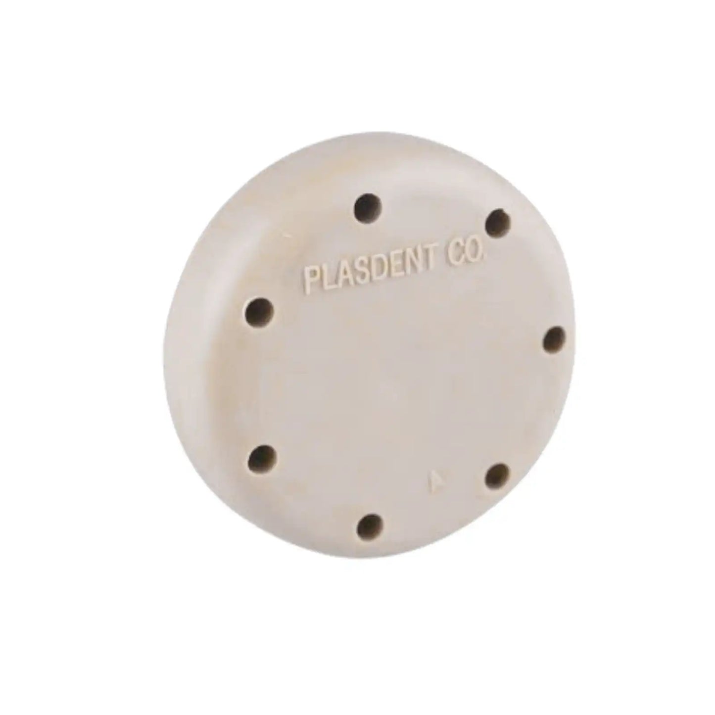 Plasdent - Magnetic Bur Block 7-Hole Small Round Vanilla