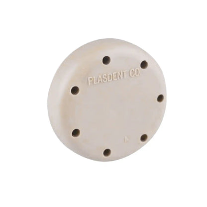 Plasdent - Magnetic Bur Block 7-Hole Small Round Vanilla