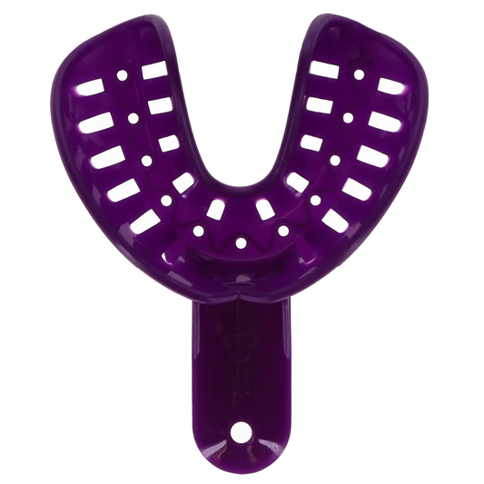 Plasdent - Excellent-Colors Ortho Impression Trays #6 LRG-LOW/Purple 25/Pk