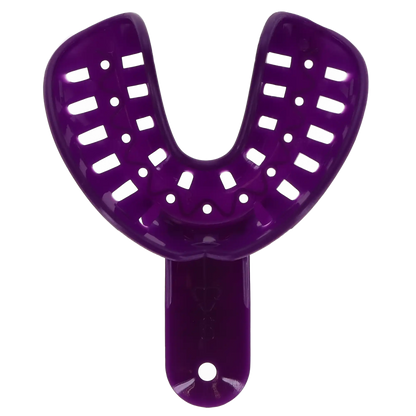 Plasdent - Excellent-Colors Ortho Impression Trays #6 LRG-LOW/Purple 25/Pk