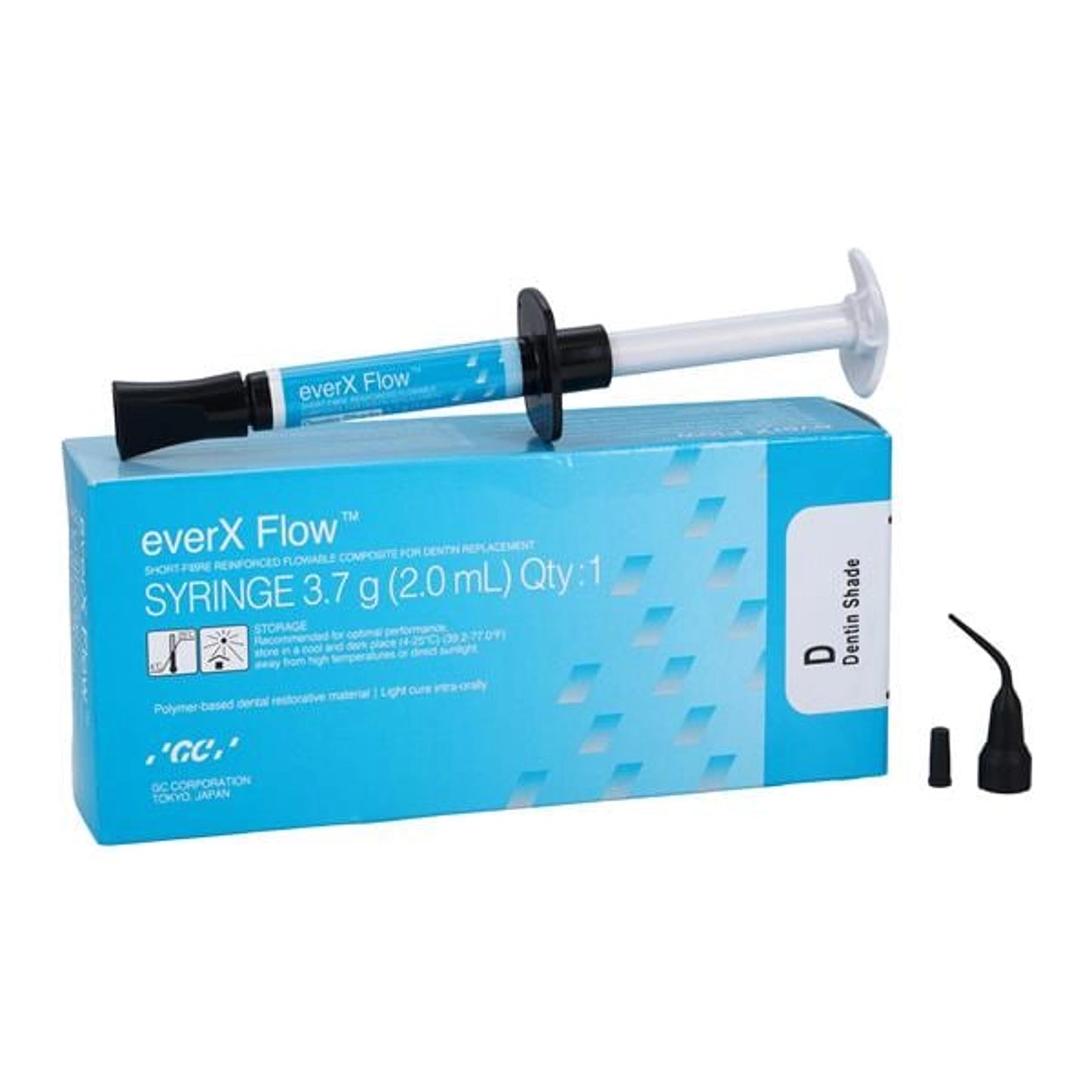 everX Flow 3.7g Syringe Dentin Shade