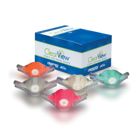 Accutron - ClearView Single-Use Nasal Mask Large Adult Unscented Grey 12/Pk