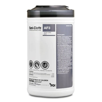 Sani-Cloth AF3 Germicidal Wipes XL 75/Can