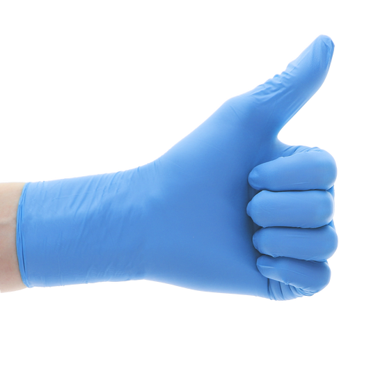 HSB?- Nitrile?Gloves, Blue, X-Small 100/Bx