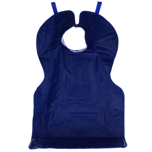HSB - Lead Apron Adult W/Collar Blue