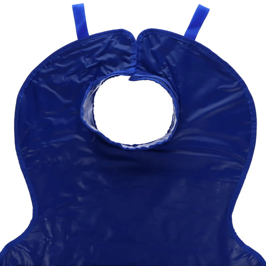 HSB - Lead Free Apron Adult W/Collar Blue