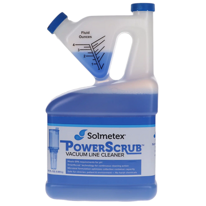 Solmetex - PowerScrub Vacuum Line Cleaner Case Kit 64oz (case of 4)