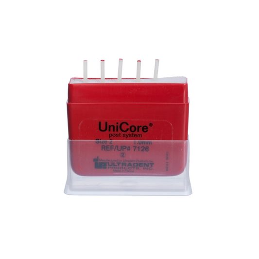 Ultradent - Unicore Post #2, 1.0mm, Red, Refill 5/Pack