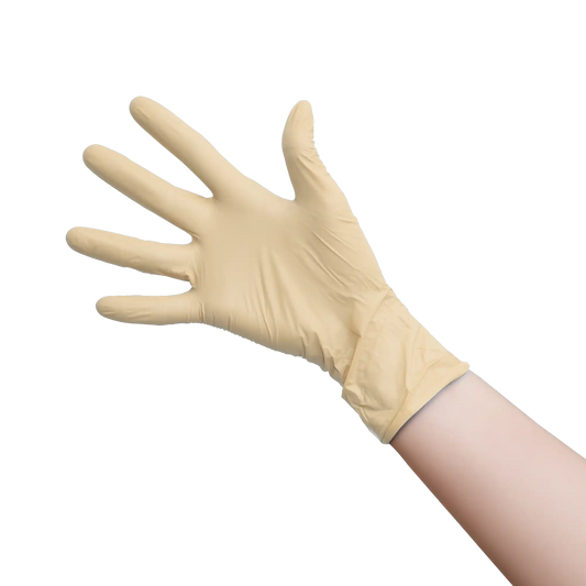 HSB - Supermax Non-Sterile Latex Examination Gloves PF XSmall 100/Bx