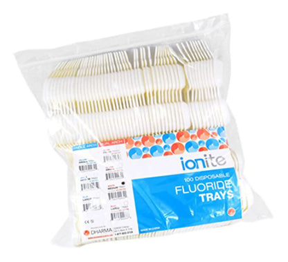 Dharma Research - Ionite Dual Arch Tray - Medium - White x 100