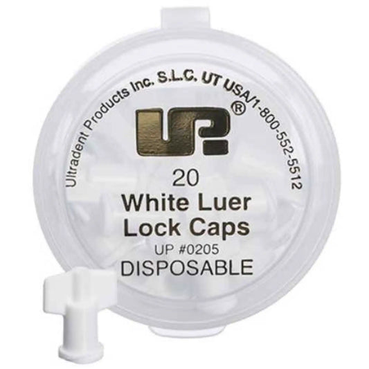 Ultradent - Luer Lock Caps White 20pk