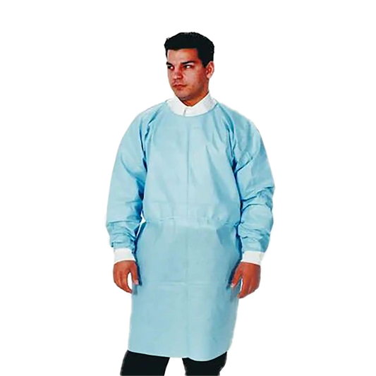 ValuMax - Dual-Fabric Cover Gown 10Pk Blue