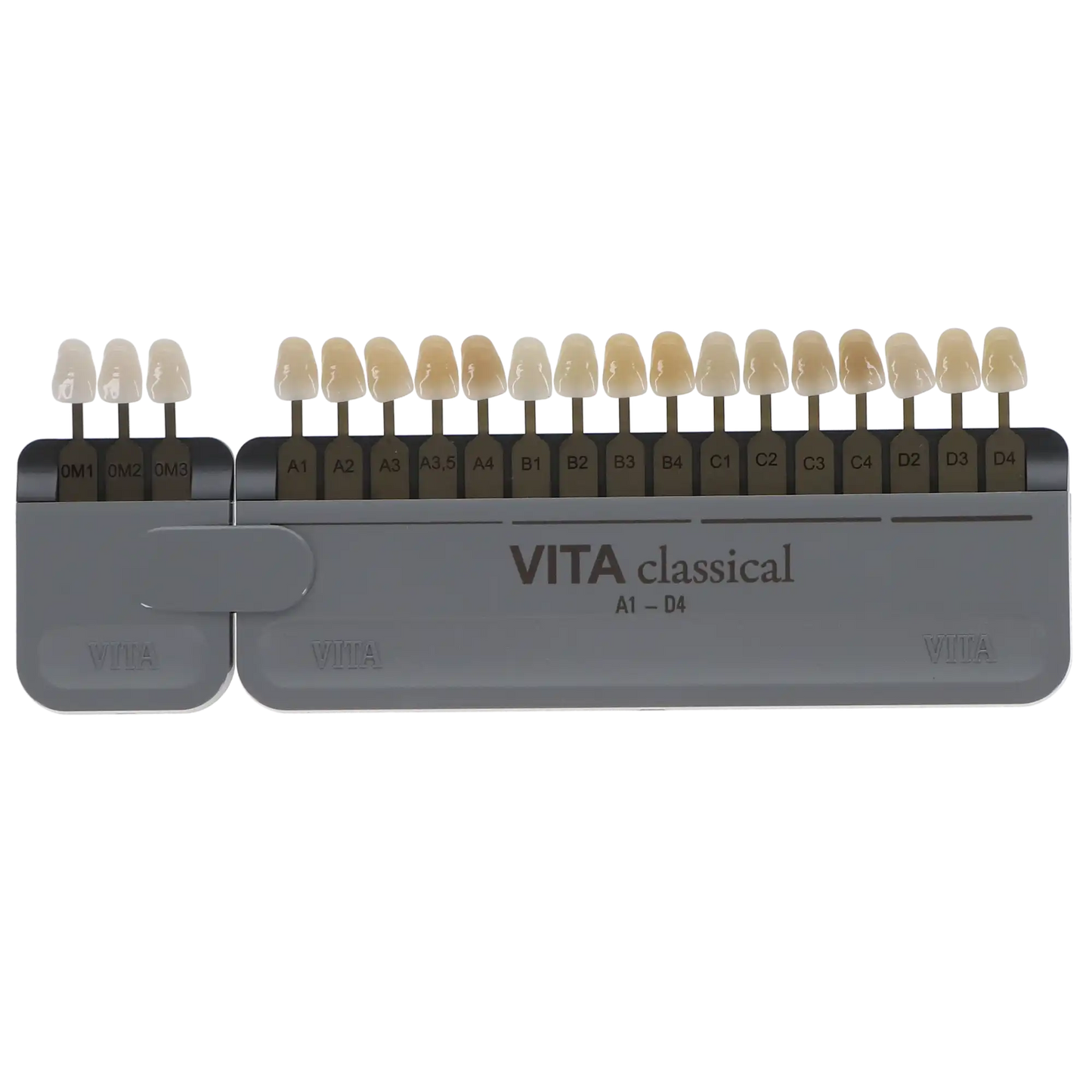 VITA Classical Shade Guide with Bleached Shades Clip. (G68-993)