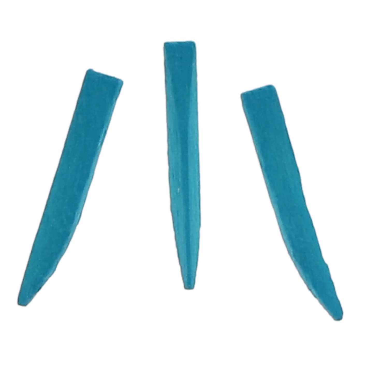 Clinicians Choice - Contoured Wood Wedges Refill 400 pack - one size per box (Minimum Qty Order 12) Blue 12 mm