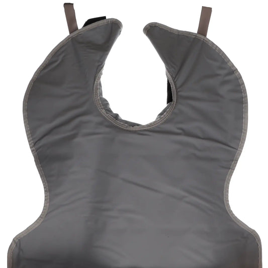 HSB - Lead Free Apron Adult W/Collar Grey