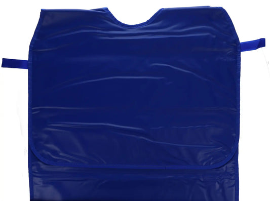HSB - Lead Free Apron Panoramic Poncho Blue, Adult
