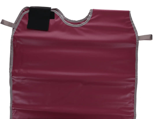 HSB - Lead Apron Panoramic Poncho Mauve, Adult