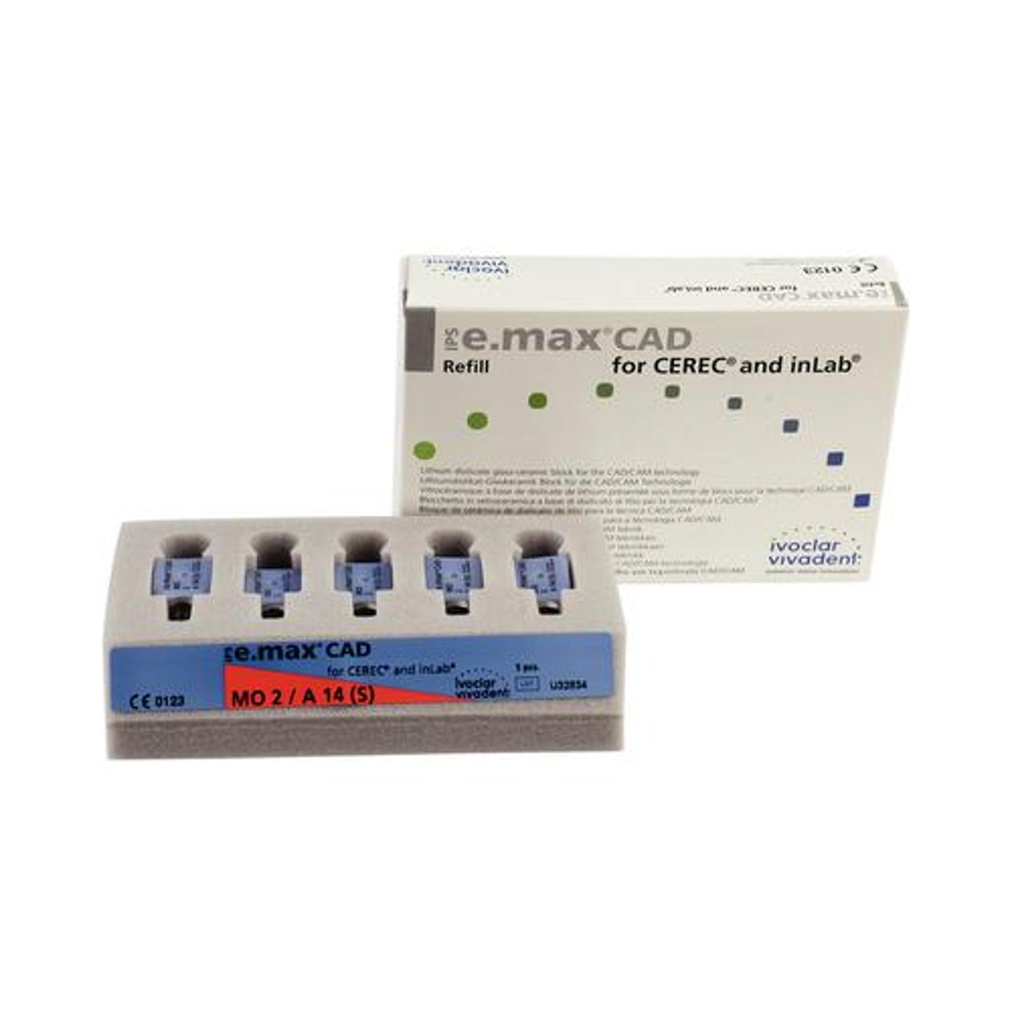 Ivoclar - IPS e.max CAD CER/inLab MO 2 A14 (S)/5