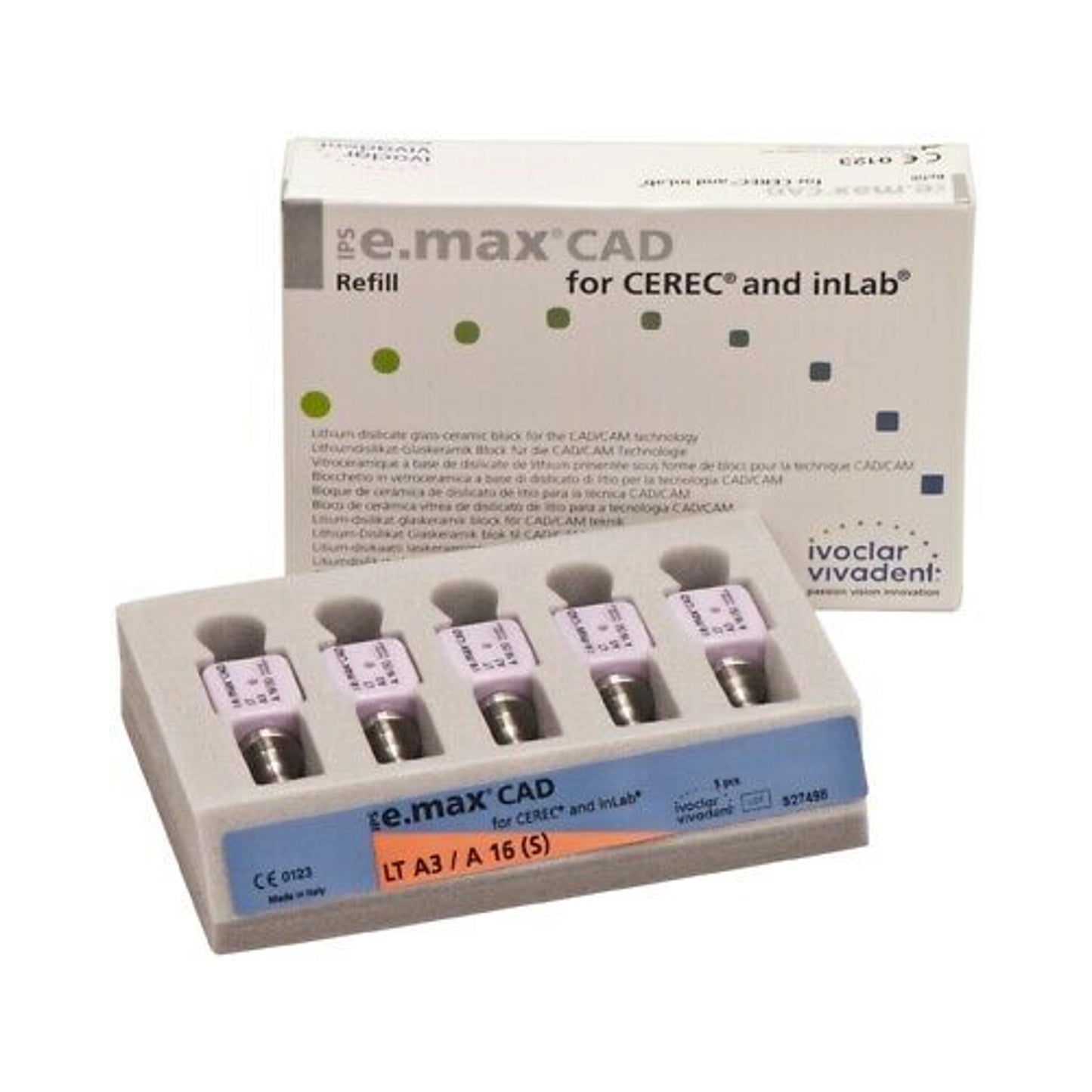 Ivoclar - IPS e.max CAD CER/inLab LT A3 A16 (S)/5