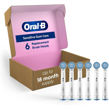 P&G - Oral-B Toothbrush Head Sensitive Gum Care 6/Bx **Discontinued