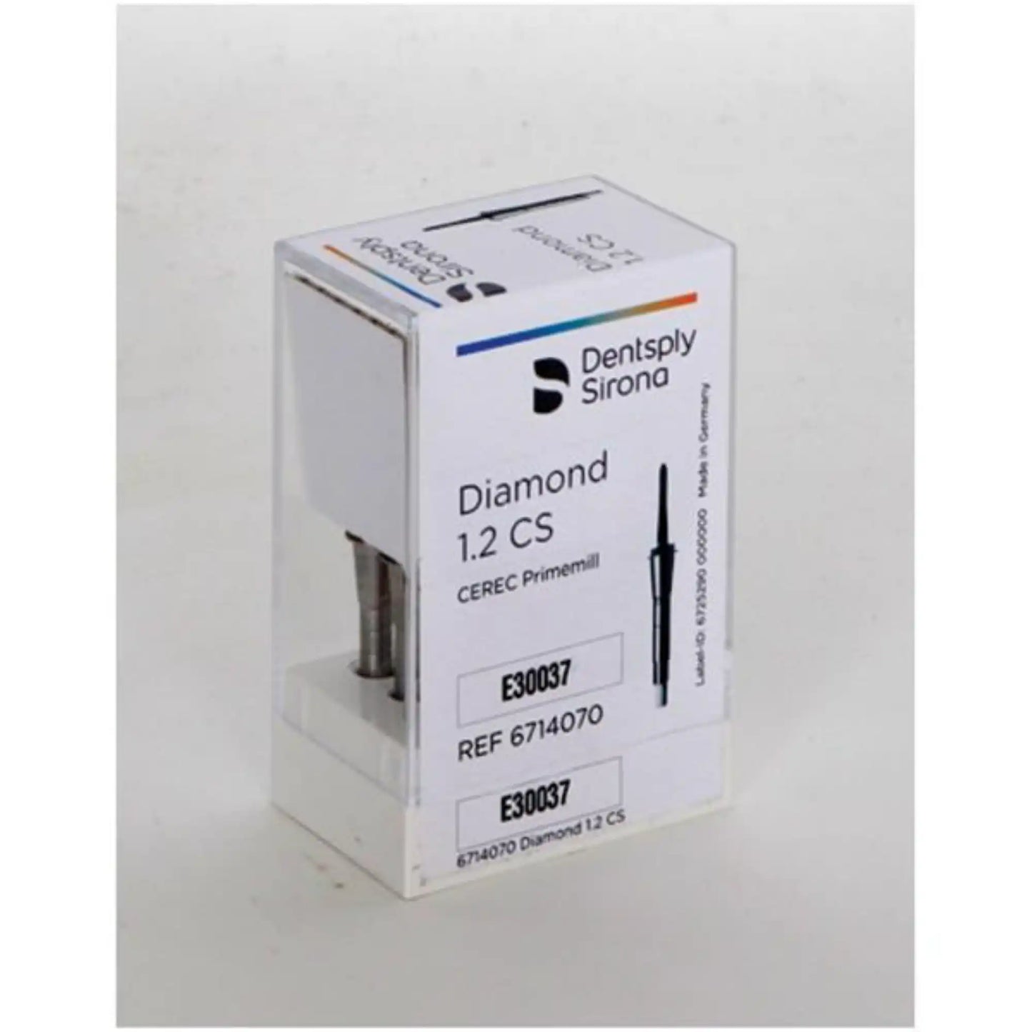 CEREC Primemill, Diamond Milling Bur, 1.2 CS, 1.2 mm 6/Pack