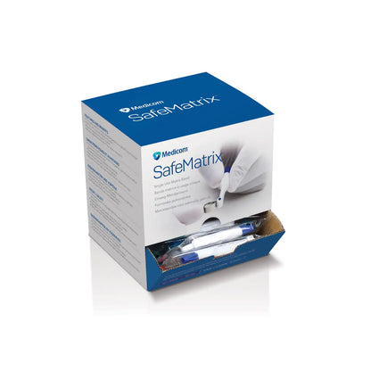Medicom - SafeMatrix Bands 6.0mm Wide Blue 50/Bx