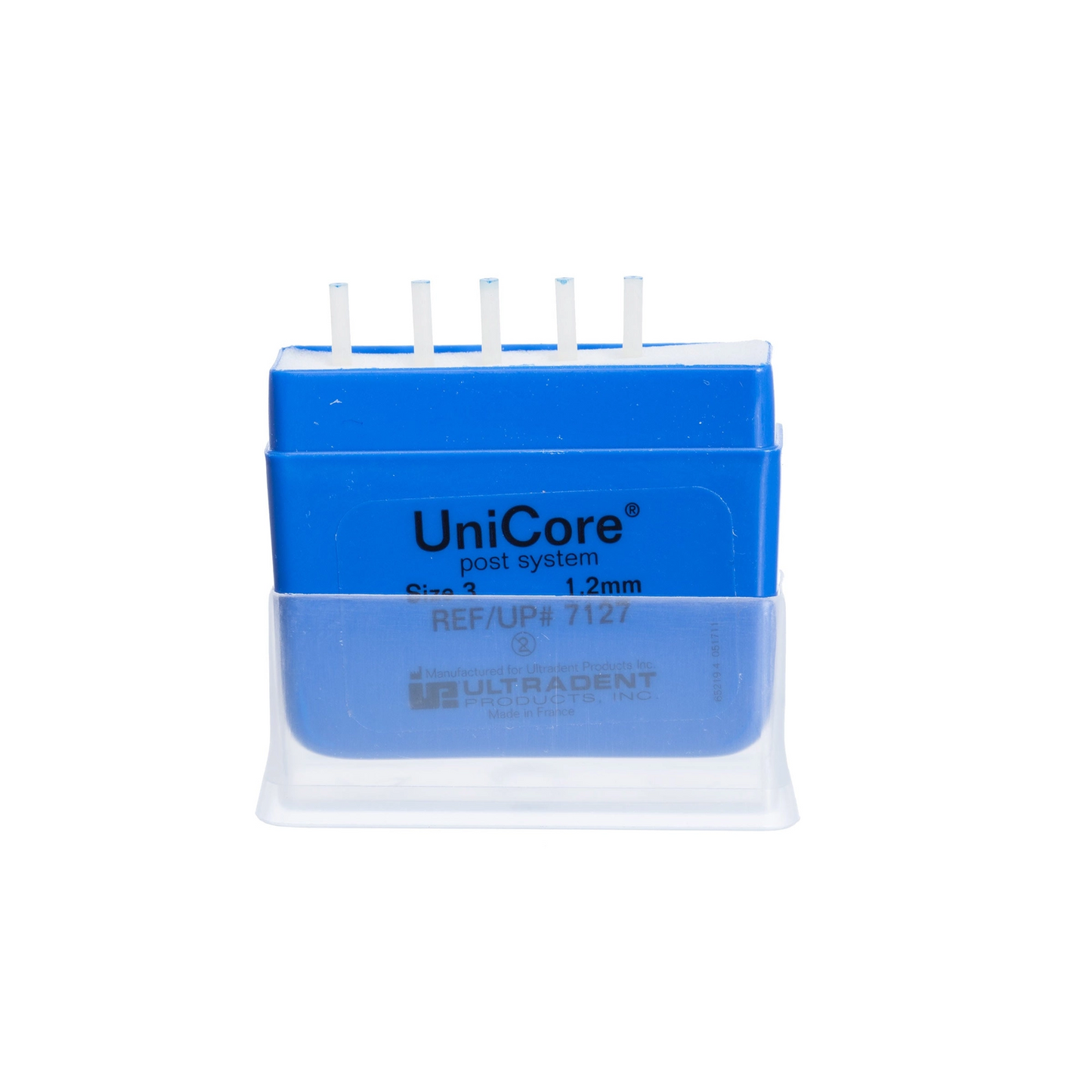 Ultradent - Unicore Post #3, 1.2mm, Blue, Refill 5/Pack