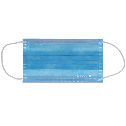 Vibe Face Masks 50/Bx Luminous Blue ASTM 3 (BE2500) **Discontinued