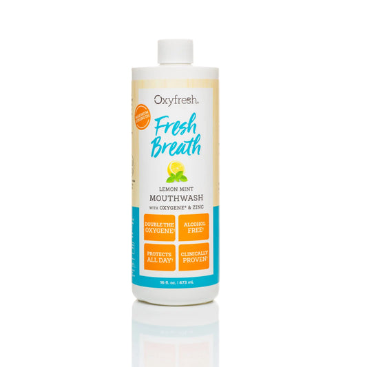 Oxyfresh - Fresh Breath Lemon Mint Mouthwash, 16 oz.