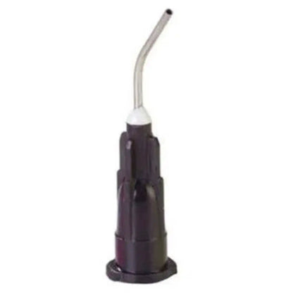 Plasdent - 27 ga Pre-Bent Luer Lock Dispensing Tips, Black, 100/Bag