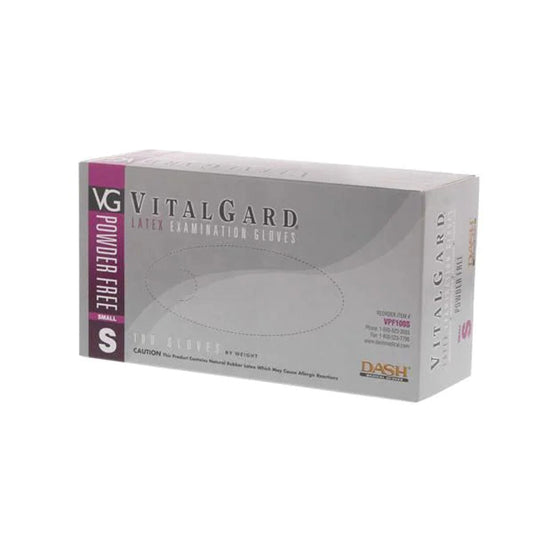 Dash Medical - VitalGard PF Latex Glove S 100/Bx