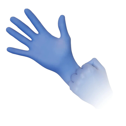 Essentials Powder free Ultra Nitrile Exam Gloves Size M