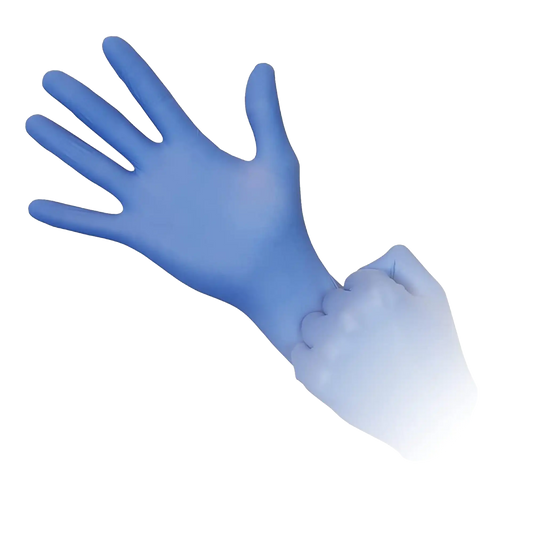Essentials Powder free Ultra Nitrile Exam Gloves Size M