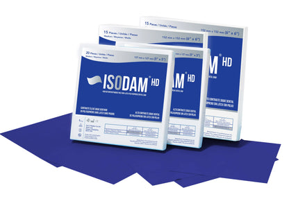 4D Rubber - Isodam HD Non-Latex Dental Dam 5x5 Heavy 20/Bx