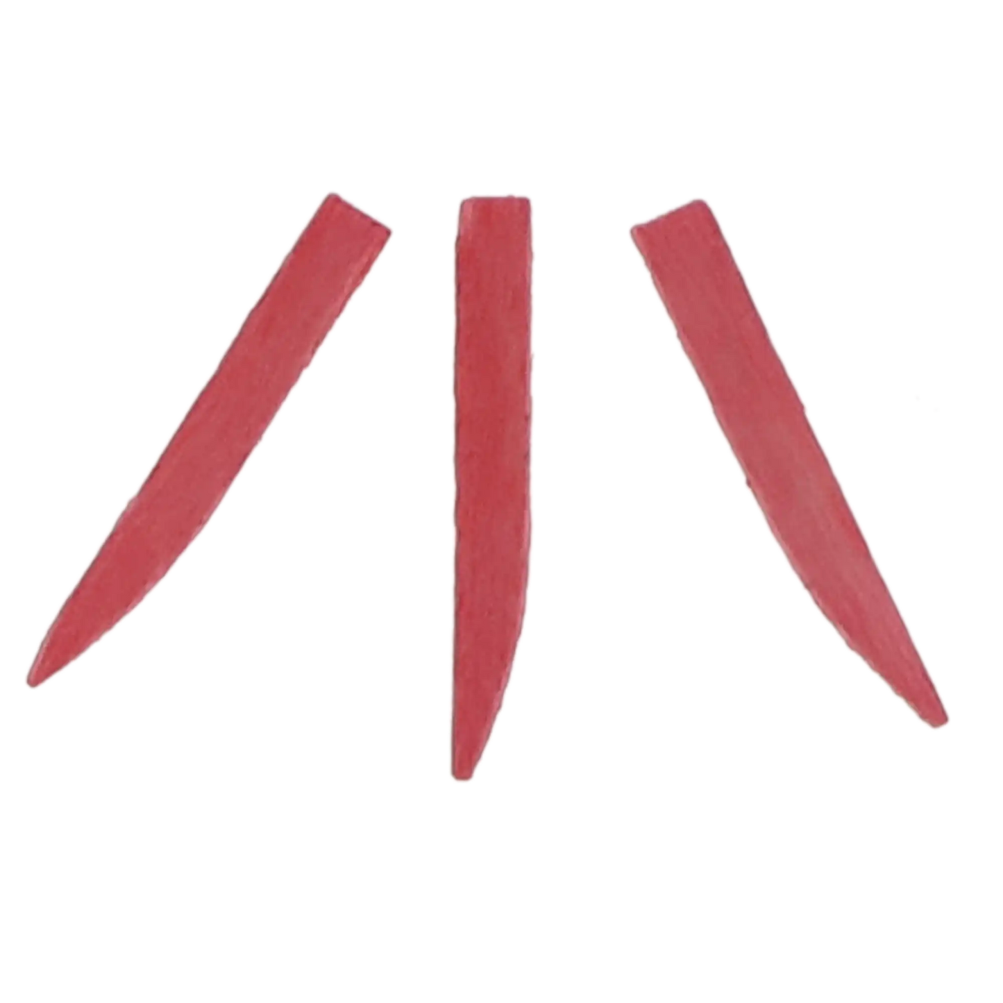 Clinicians Choice - Contoured Wood Wedges Refill 400 pack - one size per box (Minimum Qty Order 12) Pink 11 mm