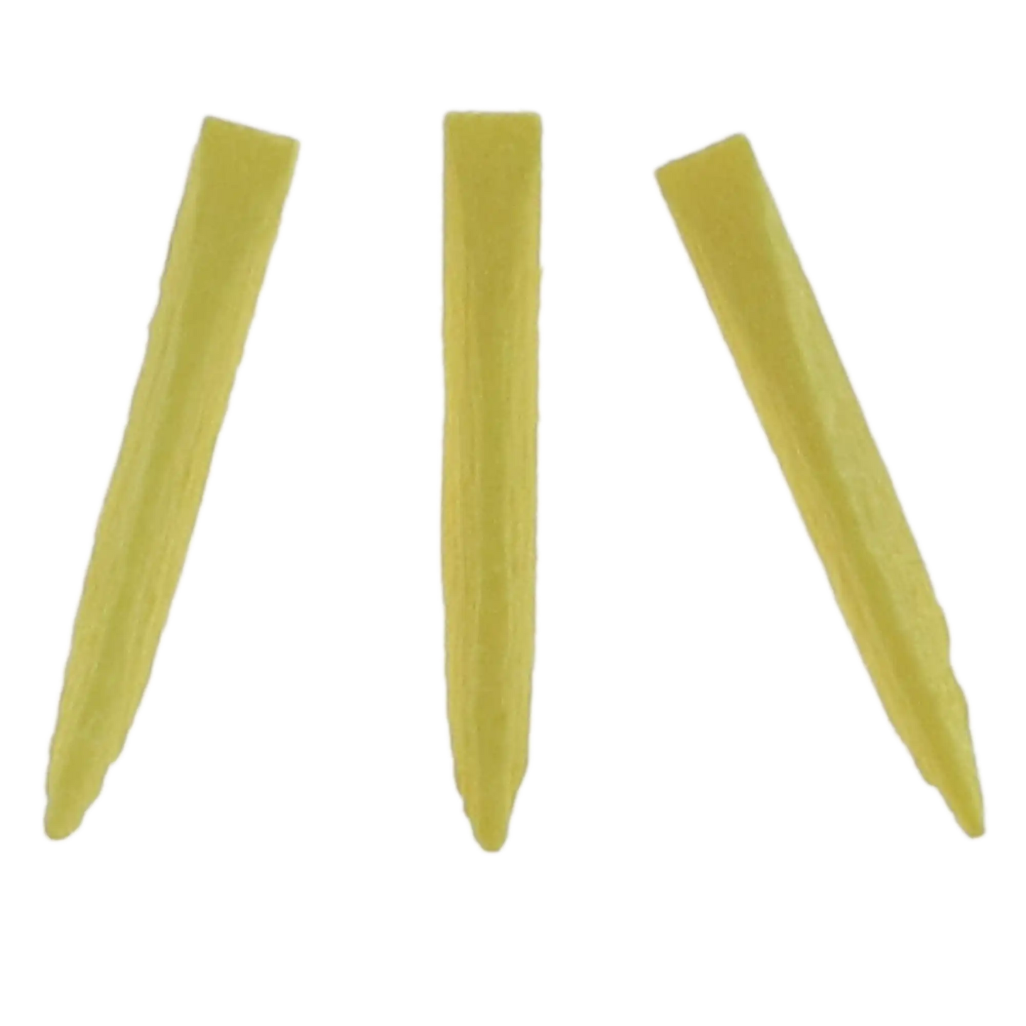 Clinicians Choice - Contoured Wood Wedges Refill 400 pack - one size per box (Minimum Qty Order 12) Yellow 15 mm