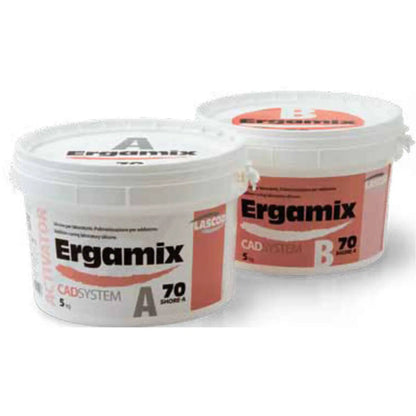 ERGAMIX 70SH laboratory A-silicone (5Kg base + 5Kg activator)