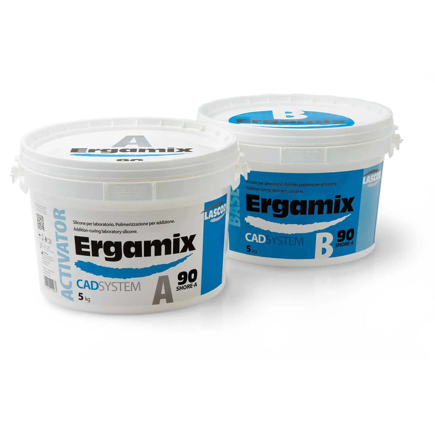 ERGAMIX 90SH laboratory A-silicone (5Kg base + 5Kg activator)