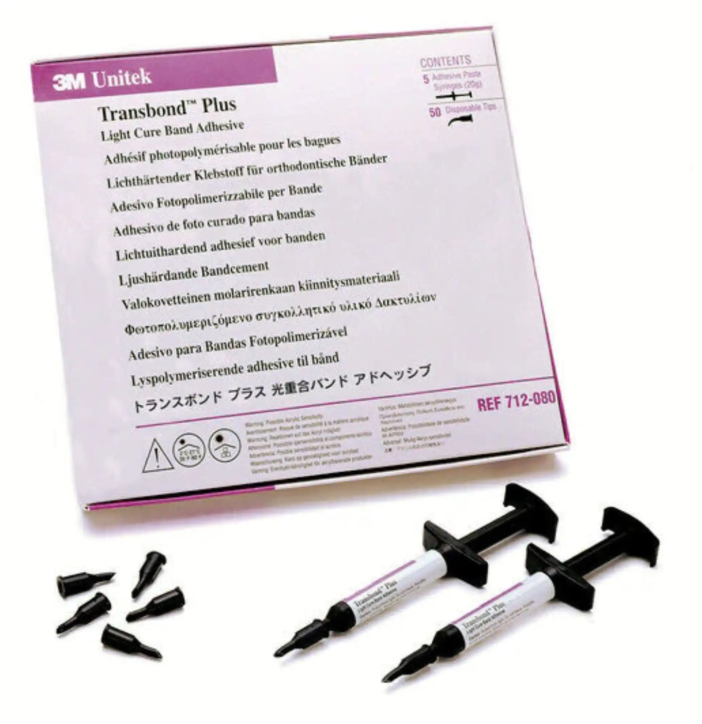 3M Unitek - TransBond PLUS light-curing adhesive for fixing molar rings, syringe 4 g, 3M