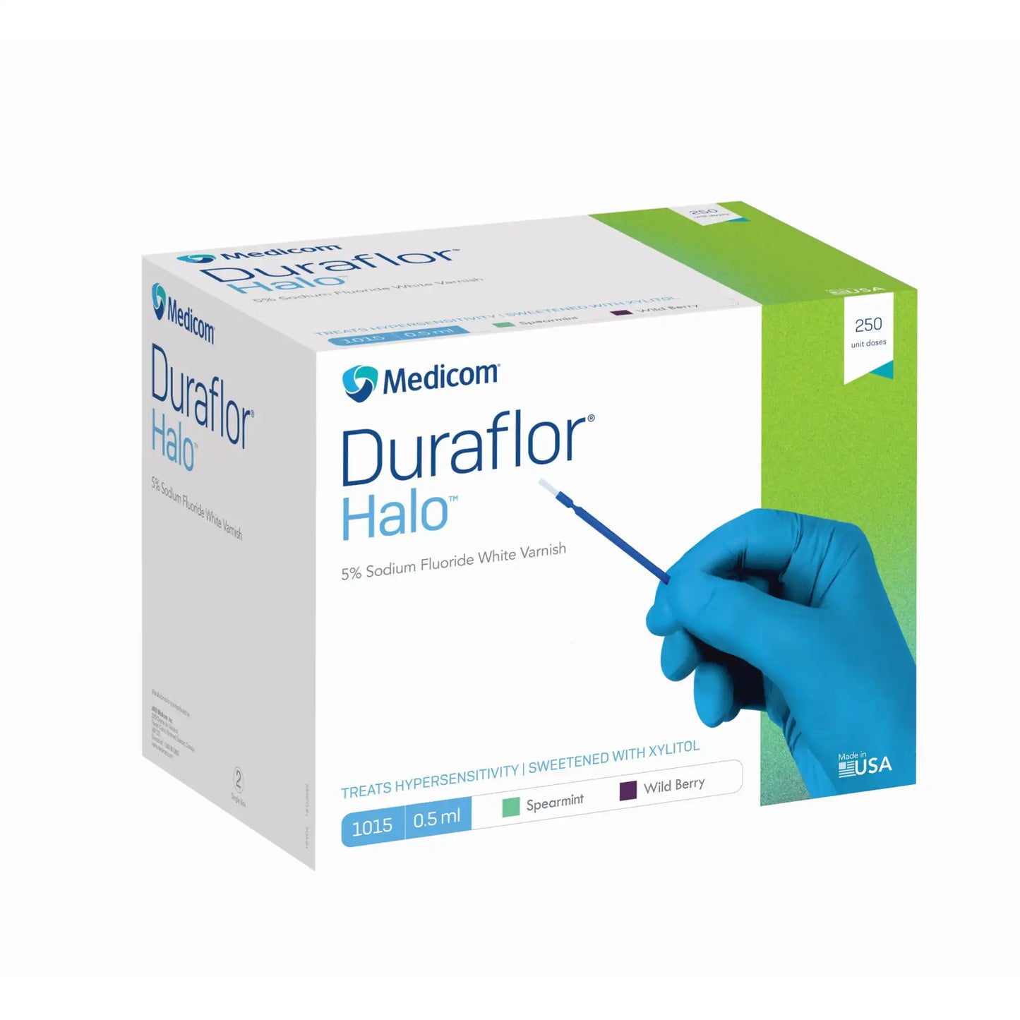 Medicom - Duraflor Halo 5% Sodium Fluoride Varnish 0.5mL x 250 Wild Berry