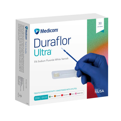 Medicom - Duraflor Ultra 5% Sodium Fluoride Varnish 0.4mL x 30 Cherry