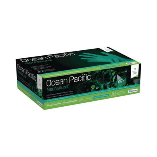 Medicom - Ocean Pacific NeoNatural Chloroprene Glove Green 100/Box Large **Discontinued