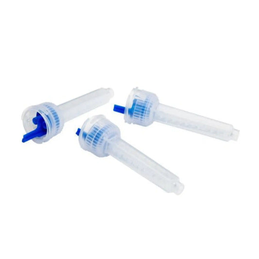 HP Mixing Tips, 6.5 mm, Blue, High/Medium Viscosity 40/Pk