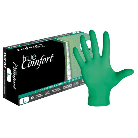 True Comfort Neoprene Exam Gloves Large 100/Bx