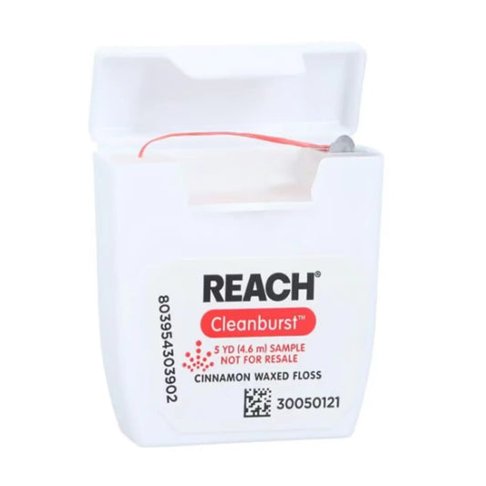 Reach - Clean Burst Dental Floss, Cinnamon, Trial Size, 5 yds (1/Pc) ((former JJ-9624))